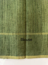 Semi silk saree with contrast borders MSS487