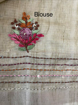 Handworked Blended tussar silk saree MS90543 (14)