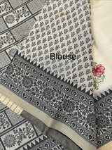Semi silk saree with embroidery MSS456