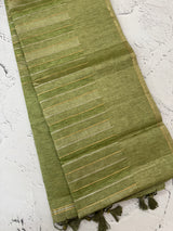 Multi color Semi soft silk saree with borders MSS590