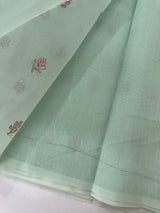 Lightweight Kota Supernet saree with embroidery MS143