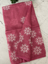 Soft kota checks saree with embroidery - MS7676