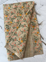 Tissue blended tussar Silk saree with embroidery MST114