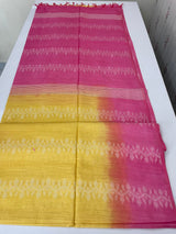 Bhagalpuri Semi tussar saree with contrast pallu and blouse MS899