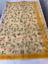 Soft kota silk saree with embriodery MS14809