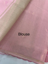 Soft Tissue kota embroidery saree MSK4660 Pink