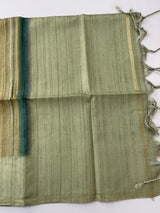 Multi color Semi soft silk saree with borders MSS590