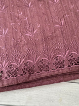 Cutwork Blended Jute - tussar saree MTS9079