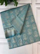 Premium Pastel soft silk Saree - MKP985 DuskyBlue