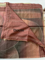 Semi soft tussar saree with Kanta work MSK654
