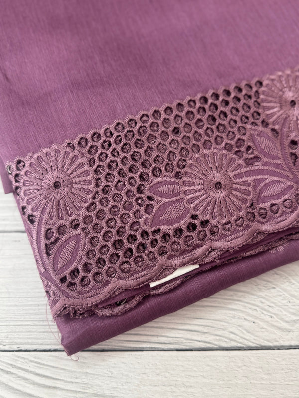 Cutwork Blended tussar saree MTS9078