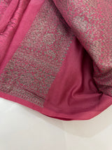 Semi katan Banarasi saree - MSKB135 ONION PINK