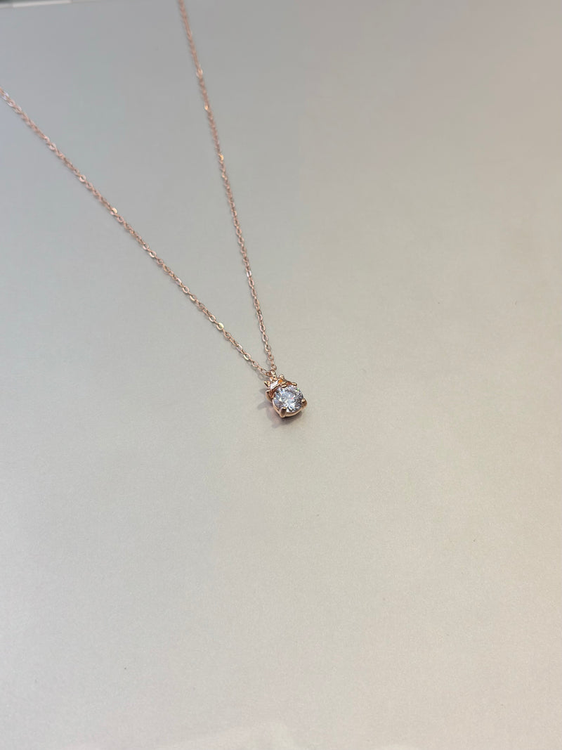 Elara 92.5 RoseGold Necklace EL261