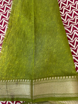 Soft chanderi saree  MS9871