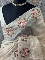 𝐏𝐑𝐄𝐁𝐎𝐎𝐊𝐈𝐍𝐆 - Soft kota silk saree with embroidery MSS678 (𝘿𝙞𝙨𝙥𝙖𝙩𝙘𝙝 𝙩𝙞𝙢𝙚 𝟏𝟎 𝙙𝙖𝙮𝙨)