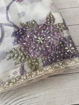 Handworked chiffon Organza saree MCS4534