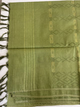 Bhagalpuri Soft blended tussar saree MS896 (1) Green