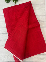 Phulkari Net Kota saree - MS8889 Red (design 2)