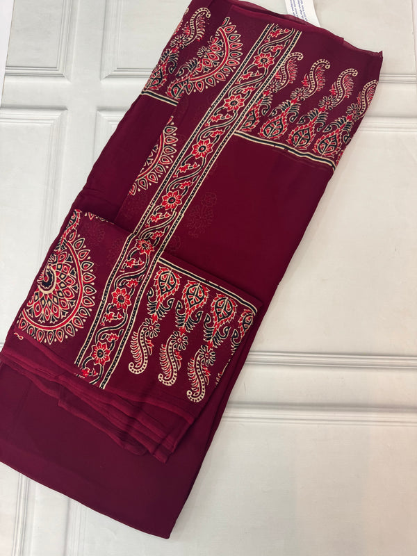 Pure Georgette saree MGS76