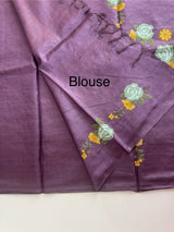 Pure desi tussar silk saree with embroidery- MTSS659 (13)