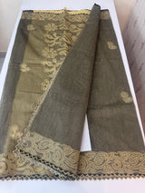 Kota Supernet saree with applique work MSH102
