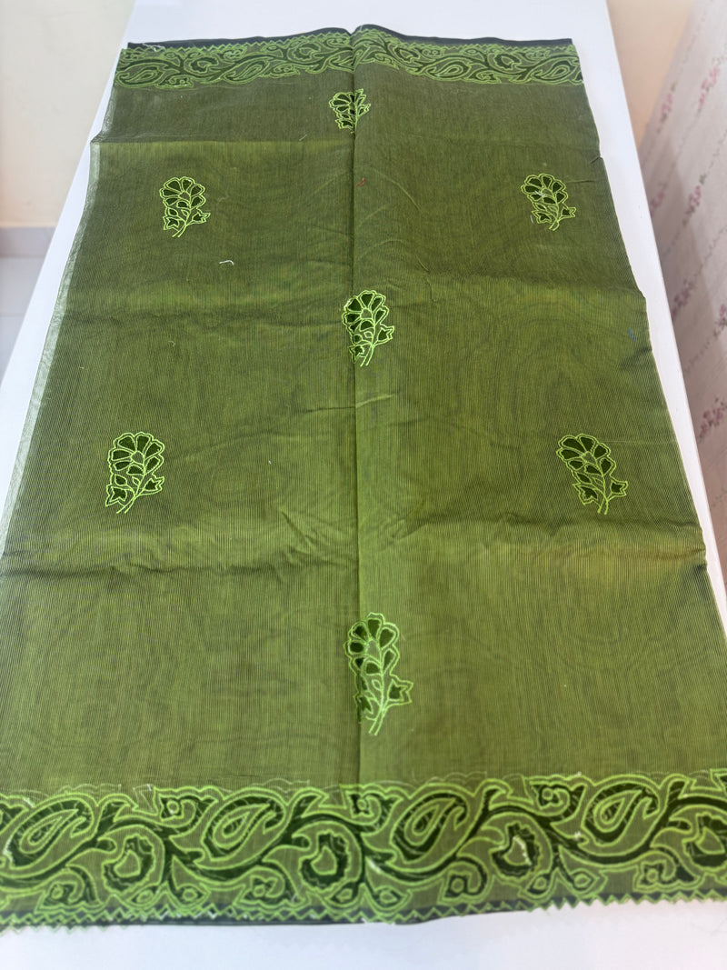 Kota Supernet saree with applique work MSH102
