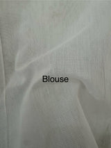 Lightweight Supernet saree with cross stitch embroidery MS142