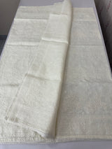 Premium Kota saree with chikankari inspired embroidery MS10303 Offwhite