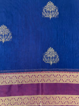 Kanchi Silk cotton saree with zari weaving - MSK897