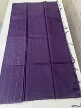 Soft organza saree with thread lines and sequence work MOS868 (18)