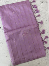 Fancy Chanderi silk saree with blouse MFC213