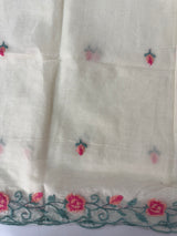 Unstitched Cotton Salwar Set with cross stitch embroidery- MUS105(2)