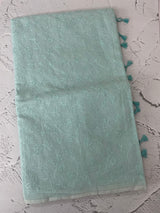 Silky kota embroidery saree MSE568 PastelBlue