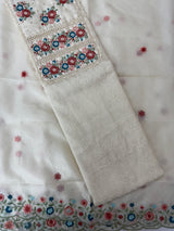 Unstitched Phulkari Silky Kota Set - MUS106