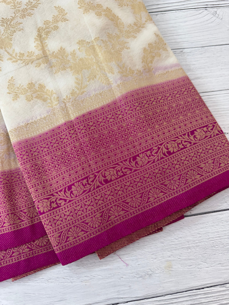 Semi banarasi Georgette saree - MSB8976