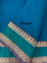 Kanchi Silk cotton saree with zari weaving - MSK897