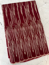 Semi soft Organza saree with zari thread work MSB8433 Maroon