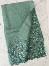 Soft kota silk saree with embriodery  MS12859