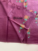 Pure desi tussar silk saree with embroidery- MTSS659 (14)