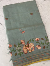 Cotton silk Saree with embroidery MSJ7666