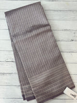 Banarasi semi katan saree in silver zari MS14667- DuskyMauve