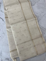 Soft silk saree with zari weaving  MSG6162 PearlCream