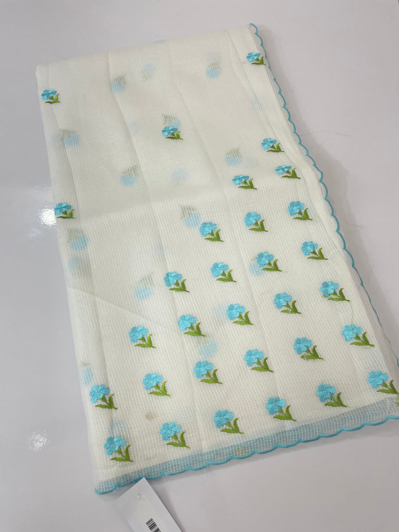NetkKota saree with embroidery MS6868