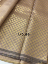 Pastel brocade semi silk sarees MS67443