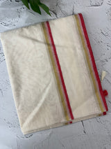 Onam special Semi chanderi silk saree with blouse- MSF567 (10)