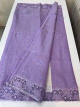 Soft Silky kota saree with cutwork borders  MSH132 (2) Lavender