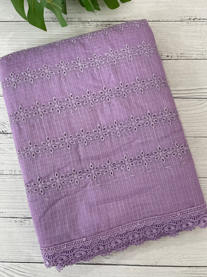 NetKota Hakoba saree with lace border MS6713