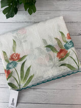 NetkKota saree with handpainting and embroidery MS7833