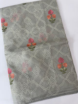 Silky kota embroidery saree MSK4332