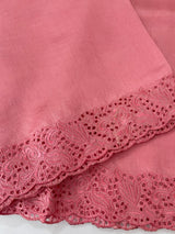 Cutwork Semi silk saree MTSS695 PeachyPink